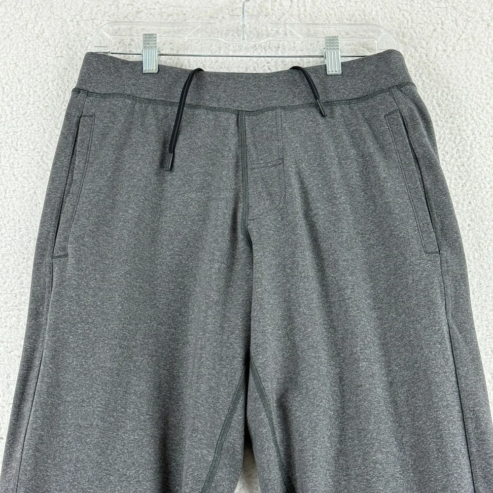 Lululemon Kung Fu Pants Mens Size 30 Gray‎ Pull On Straight Leg Athletic Stretch